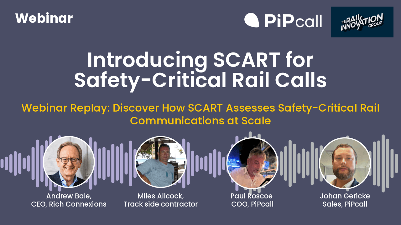 Webinar Overview: Introducing SCART for Safety-Critical Rail Communications